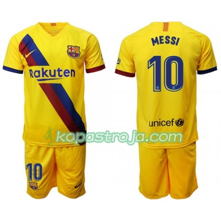 Billiga Fotbollströjor FC Barcelona Lionel Messi 10 Barn Borta tröja 2019/20 Kortärmad